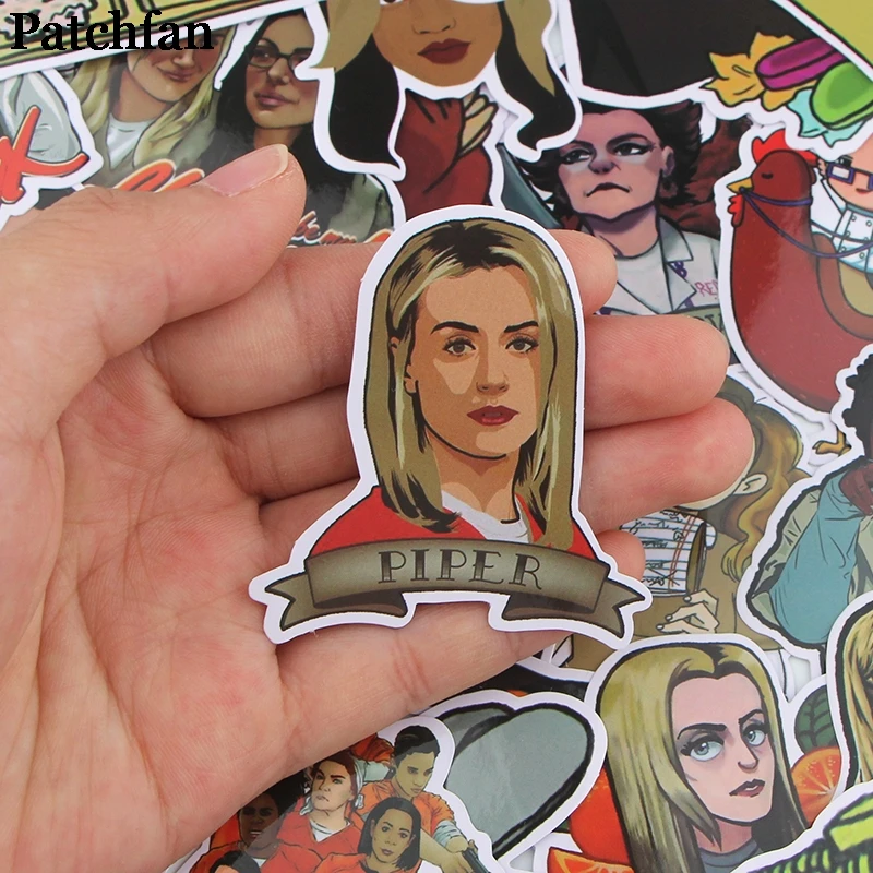 Patchfan 35 шт. Оранжевый черный дети забавные наклейки пакет письмо креативный стиль для DIY настенный телефон Скрапбукинг альбом A2294