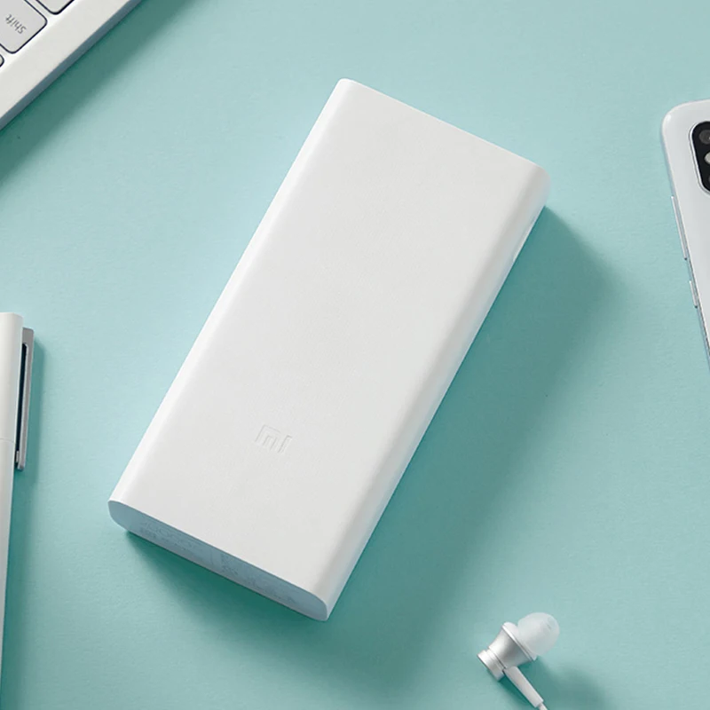 Xiaomi power bank 20000 мАч 2C повербанк внешний аккумулятор с двойным USB выходом|external