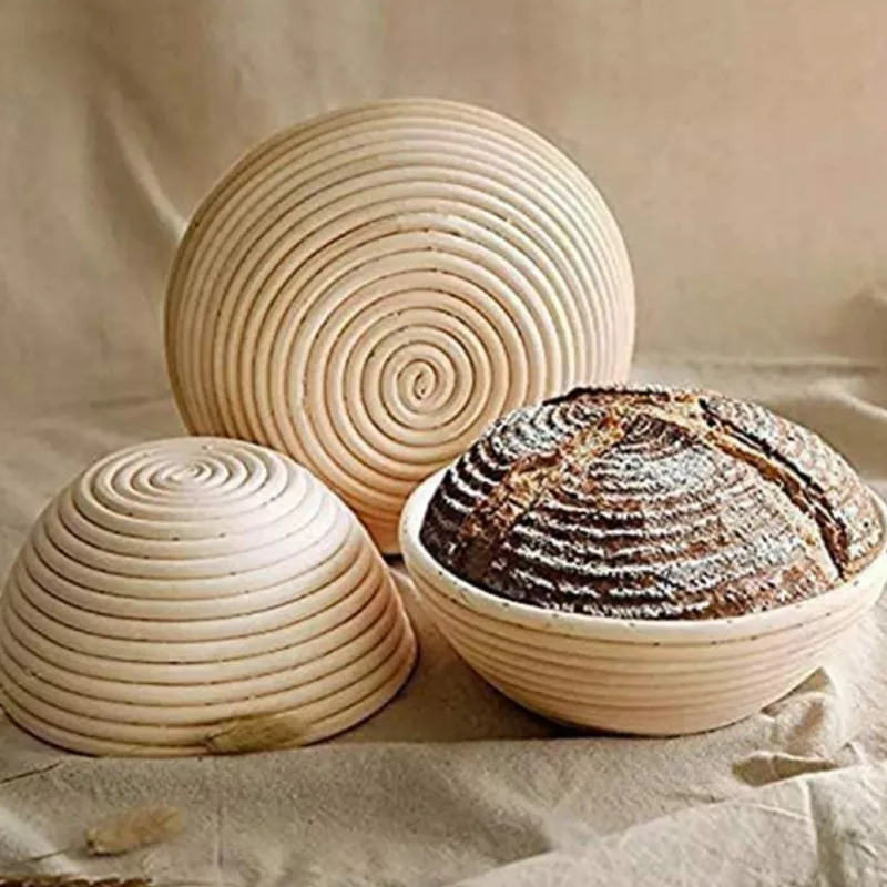 Корзина для хлеба натуральная овальная плетеная корзина из ротанга брожения