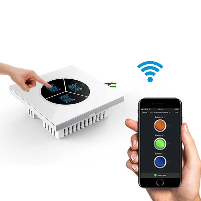 KINJOIN с приложением автоматический мотор раздвижной двери дистанционного