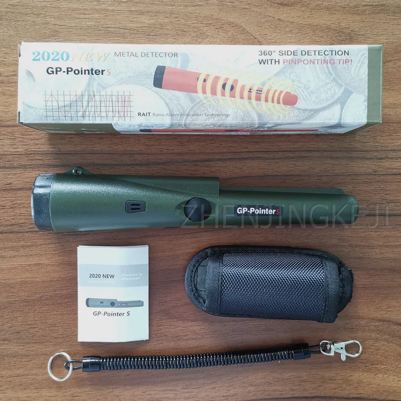 

Handheld Metal Detector Metal Pinpointing Rod Tool Portable Gold Treasure Hunter Seeker Detector Probe Available In Three Colors