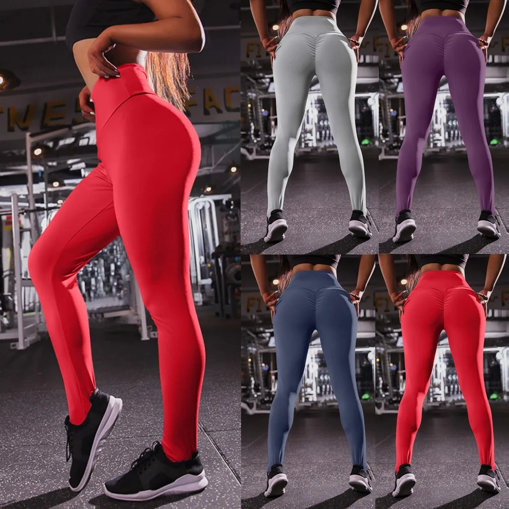 Сексуальные Леггинсы пуш ап женские спортивные брюки карандаш леггинсы для бега