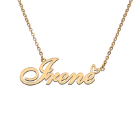 god with love heart personalized character necklace with name irene for best friend jewelry gift