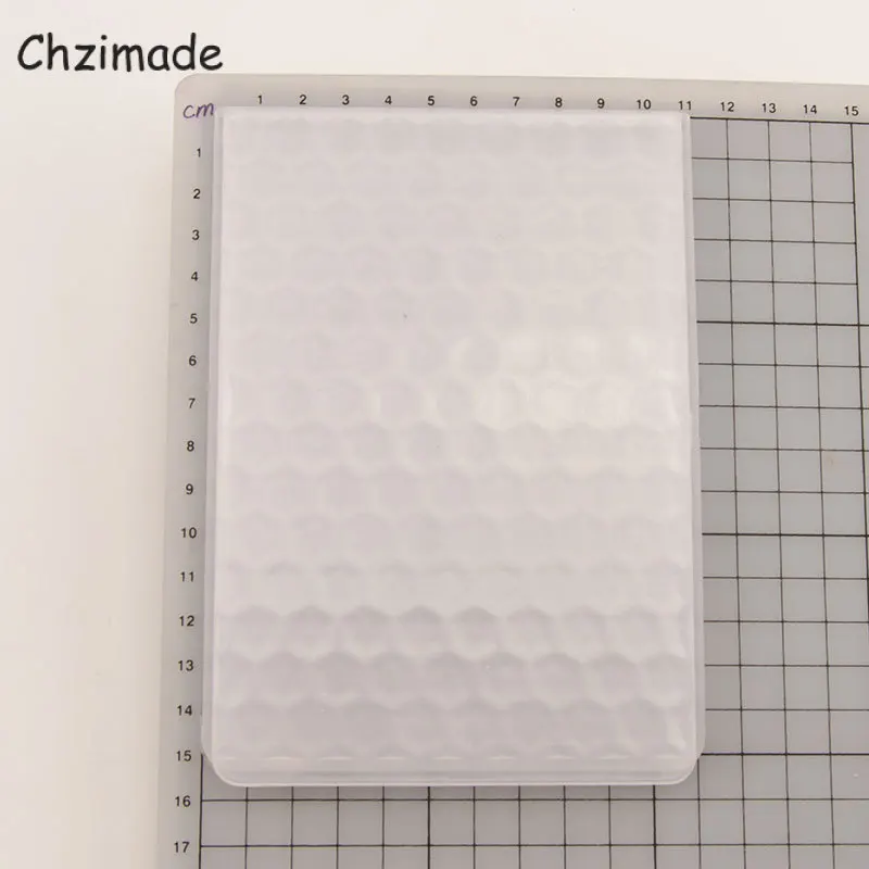 Chzimade 3D Вафельная Ткань папки для тиснения Скрапбукинг пластик карты расходные