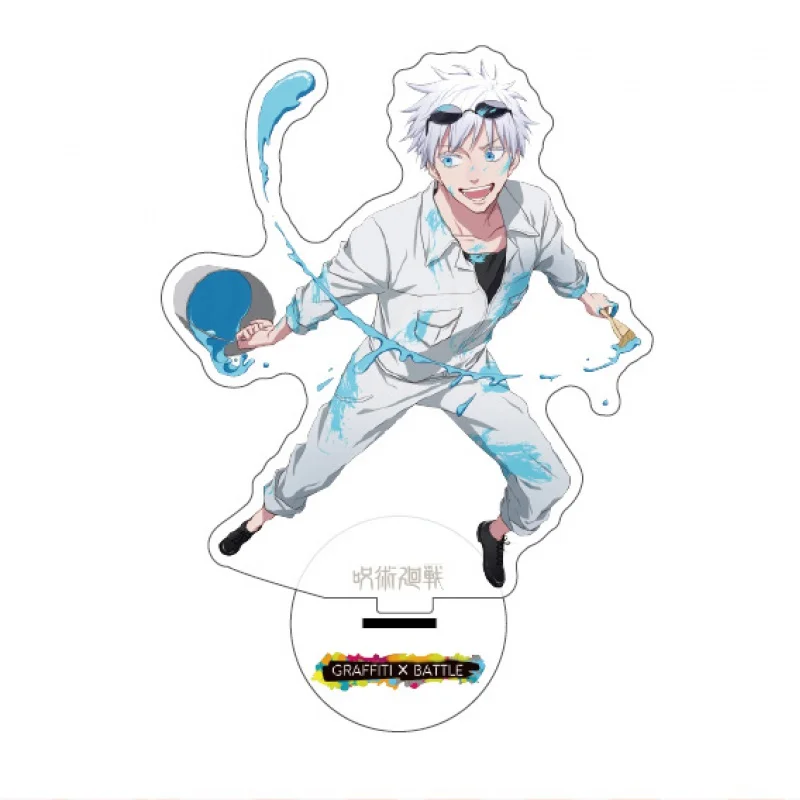 

Anime Jujutsu Kaisen Itadori Yuji Paint Cute Acrylic Stand Figure Double-Side Model Plate Cosplay Cartoon Desk Decor Xmas Gifts