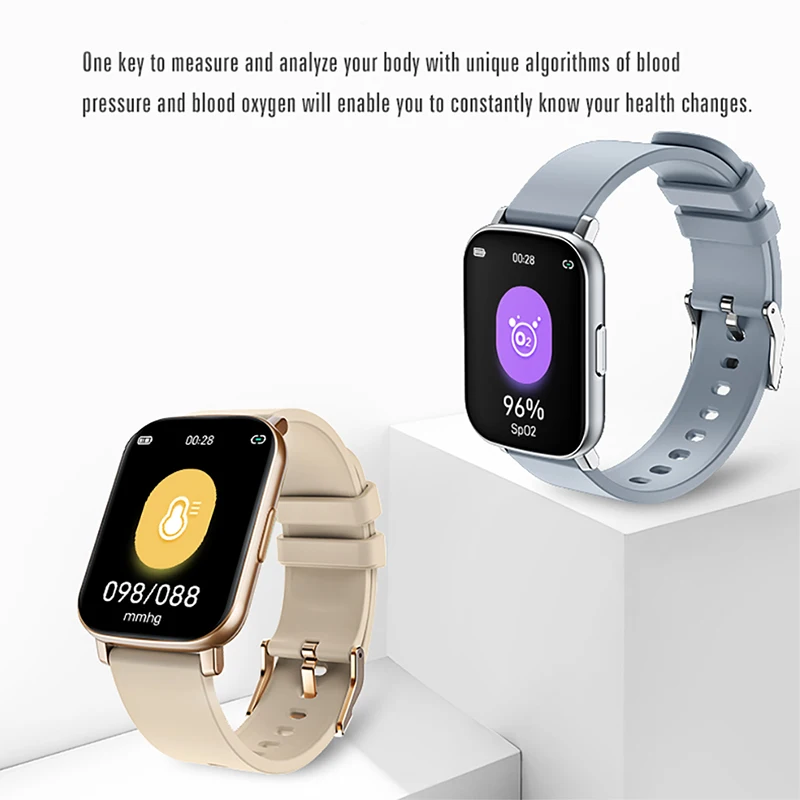 

CHYCET New Men 2021 Smart Watch Wristband Men Women Sport Clock Heart Rate Monitor Sleep Monitor Smartwatch for Xiaomi Huawei