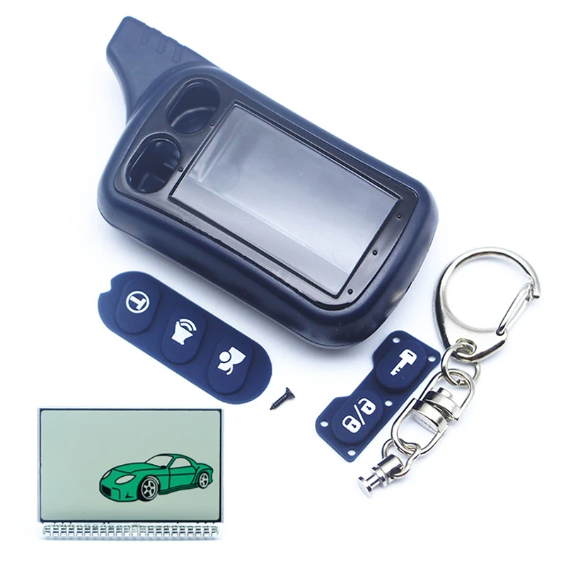 

TZ9030 Keychain Lcd Display+Body case For Russian Tomahawk tz 9030 LCD Remote Starter two way car alarm system