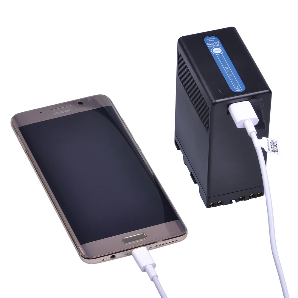 Аккумулятор 5200 мА · ч BP-U65 BP-U90 с USB и портами D-TAP для Sony BP U65 PMW EX1 EX1R EX3 F3 F3K F3L |