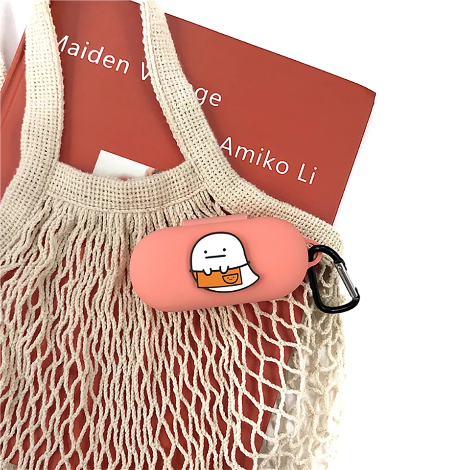 

Cute Cartoon Silicone Cover for Razer Hammerhead Case Shockproof Cover Wireless Bluetooth Earphone Cases Soft Shell with Hook