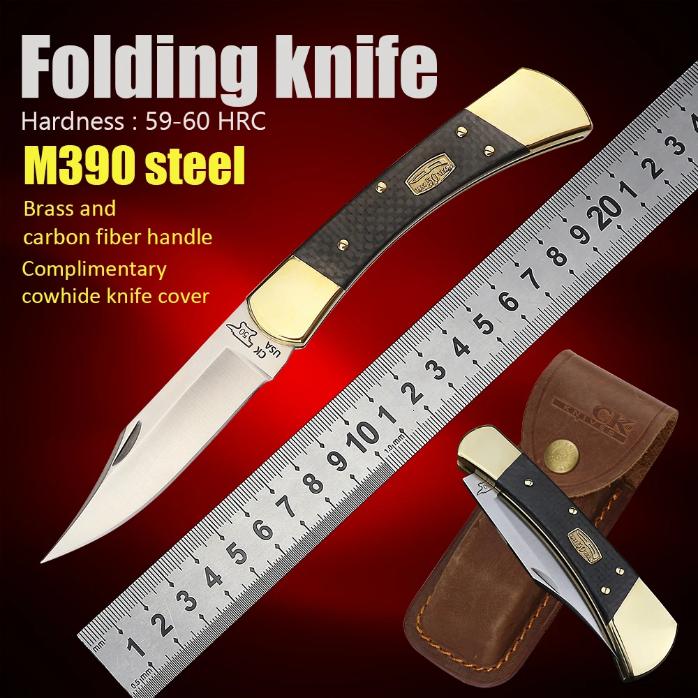 

High Hardness M390 Pocket knives EDC Tactical Folding Knife Hunting For Survival Utility Outdoor Camping Self Defense knifes