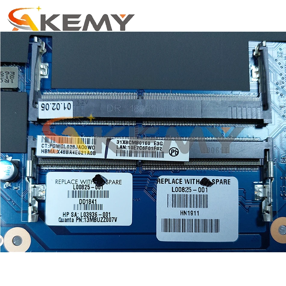Verkauf DA0X8CMB6E0 Für HP Probook 470 G5 I7-8850U Notebook Mainboard QN8F N16S-GMR-S-A2 DDR4 Laptop Motherboard