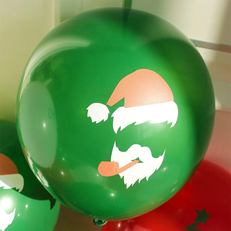 

20pcs New Red Green Color Latex Balloon 10'' 12inch Merry Christmas Party Kids Birthday Supplies
