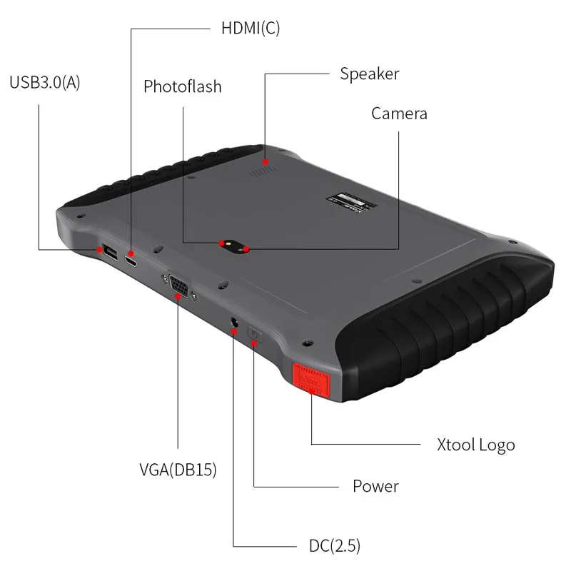 Диагностический сканер XTOOL A80 для считывания автомобилей OBD2 с Bluetooth Wi-Fi ECU |