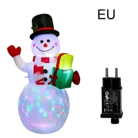 christmas lighted inflatable snowman led light toy decoration dolls led yard prop for household parties ornaments