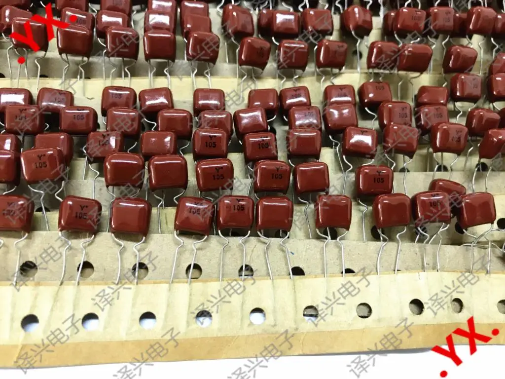 Cbb пленочный конденсатор 50v105 63 в 100 1 мкф p7.5 Ecqv1h105 оригинальная оплетка - купить по