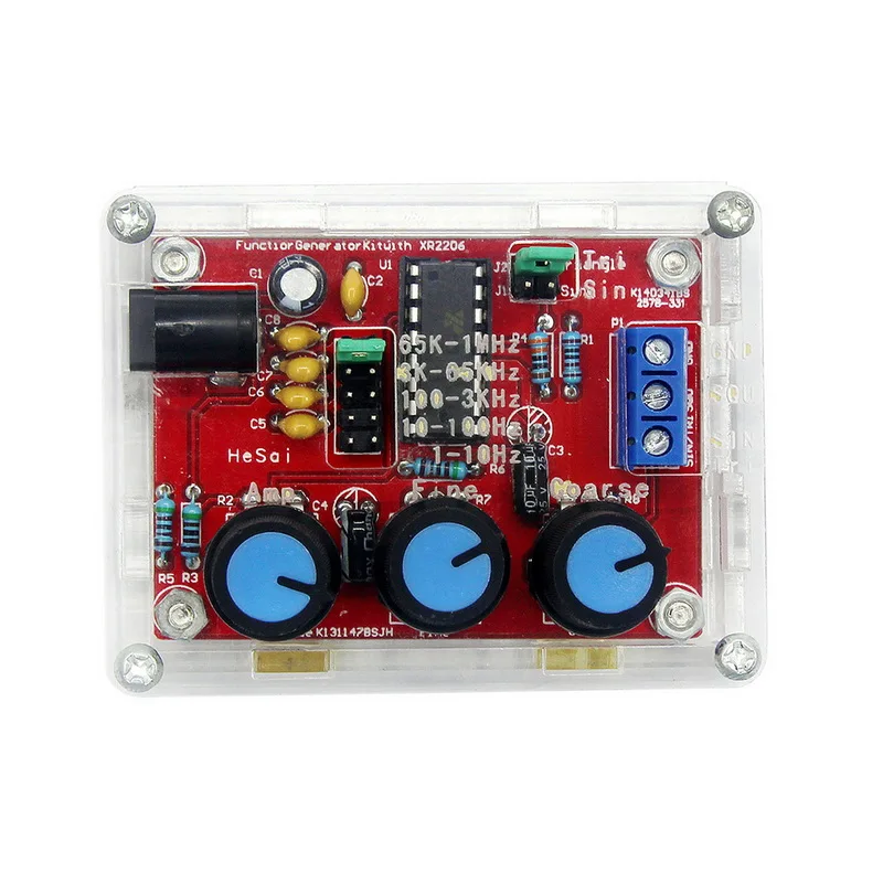 Набор для сборки генератора сигналов XR2206 1 Гц-1 МГц регулируемая амплитуда