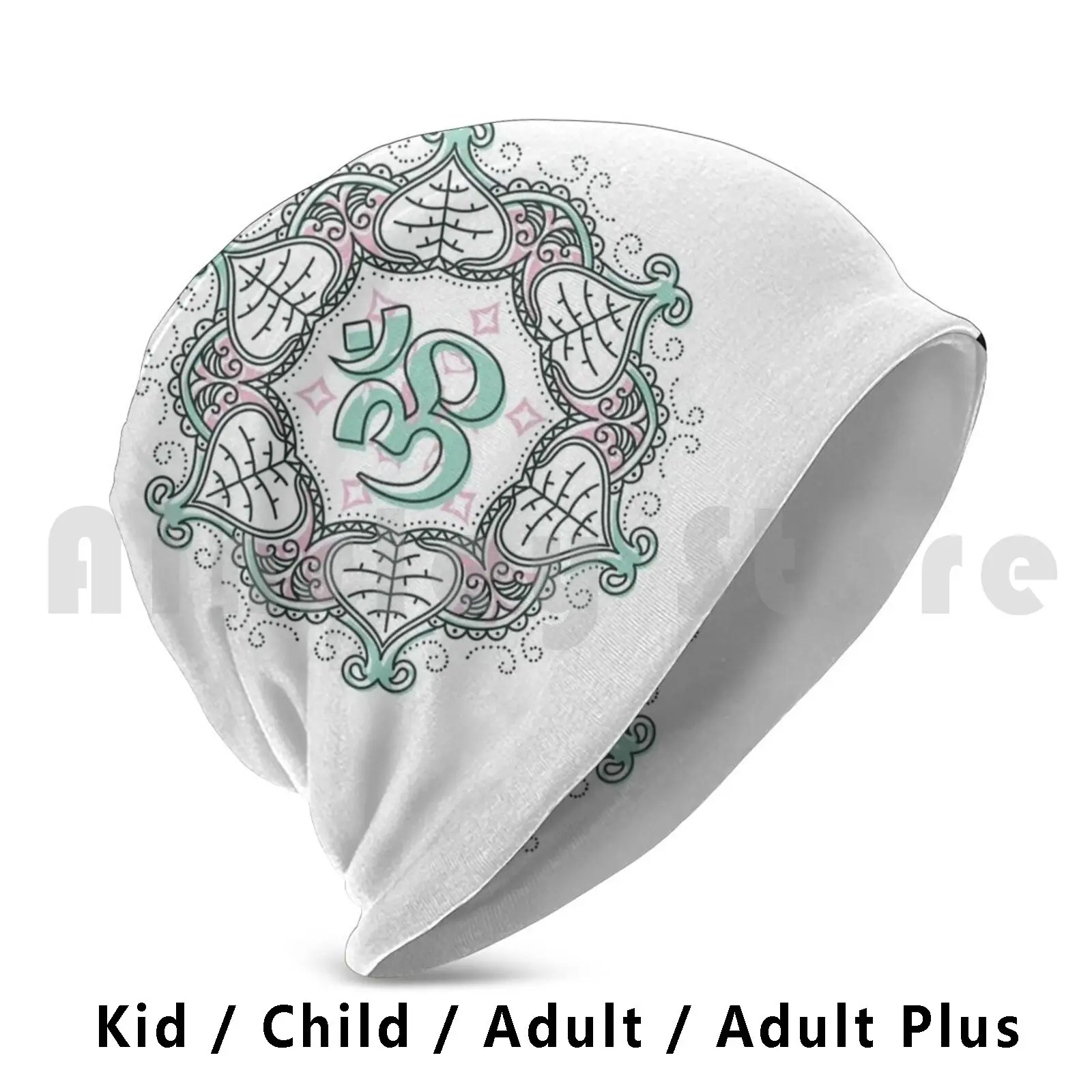 

Шапка-бини Om Mandala, Шапка-бини с принтом «сделай сам», подушка, мандала, замысловатый, украшенный, духовный, новый век, индуид