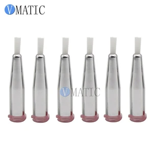 Бесплатная доставка, диаметр 20 г, 2 мм, игла для кисти, двойные винтовые иглы для ниток Efd, мягкая круглая игла для дозирования рта, стандартный наконечник