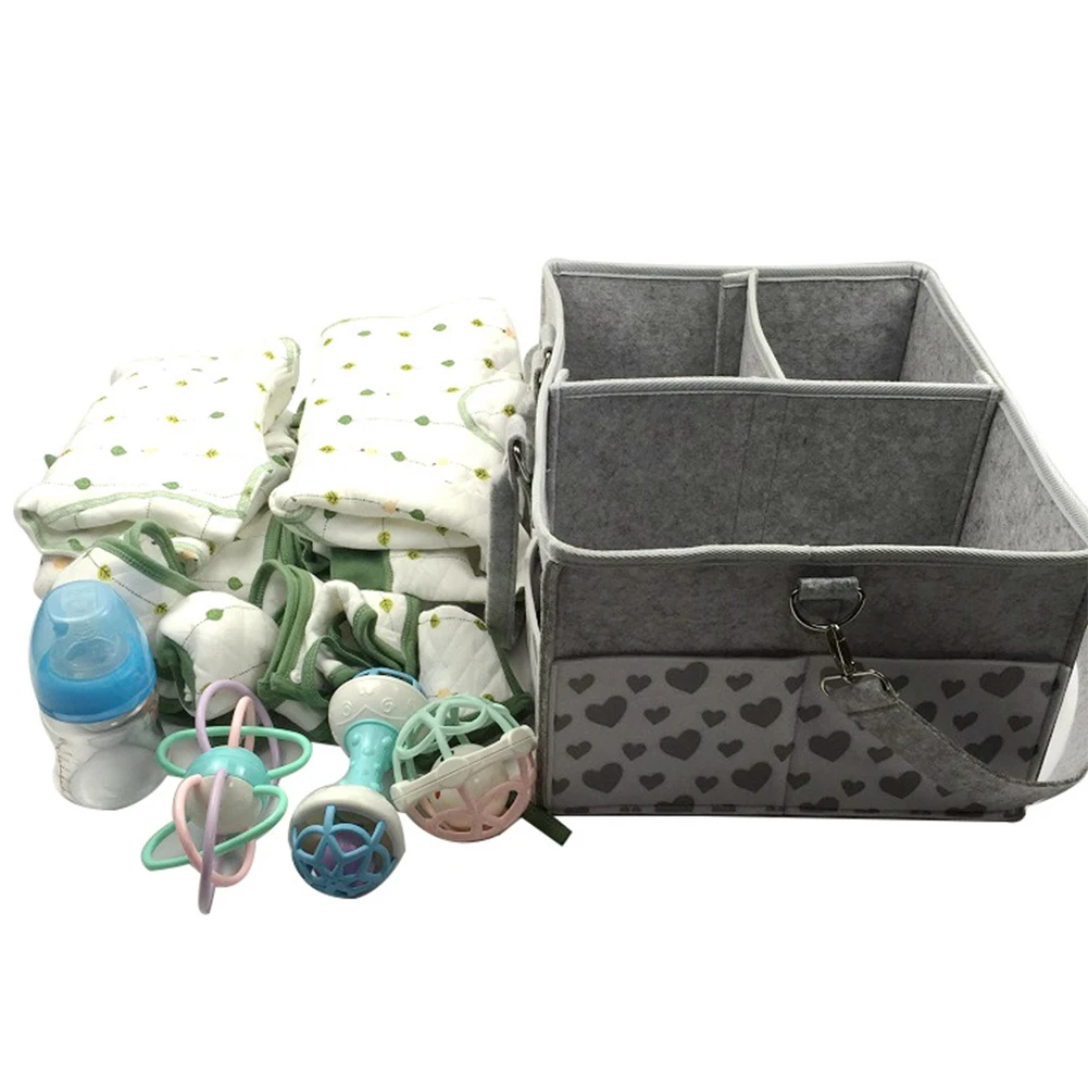 Детская одежда для мам из фетра сумка детских подгузников с принтом любовь