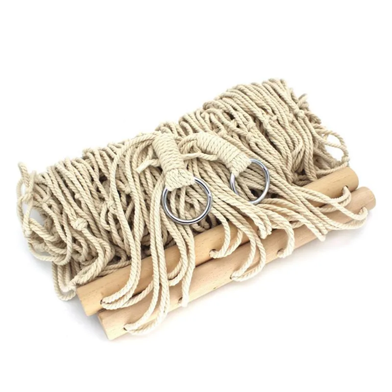 

Large Cotton Rope Hammock Chair Portable Hanging Chair Indoor Outdoor Hammock Lazy Hanging Swing Bed Chair Romantic
