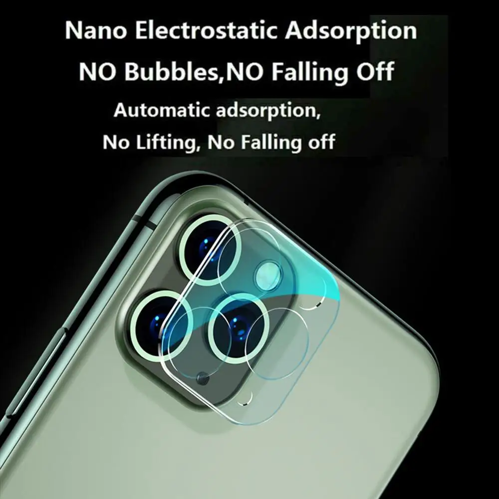 Новая прозрачная задняя крышка для объектива камеры защита экрана 9 H