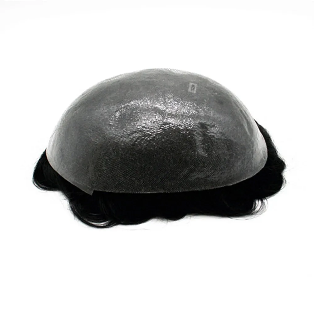 Special offer link Human Hair Thin Skin Men Toupee Prosthesis V LOOP | Шиньоны и парики