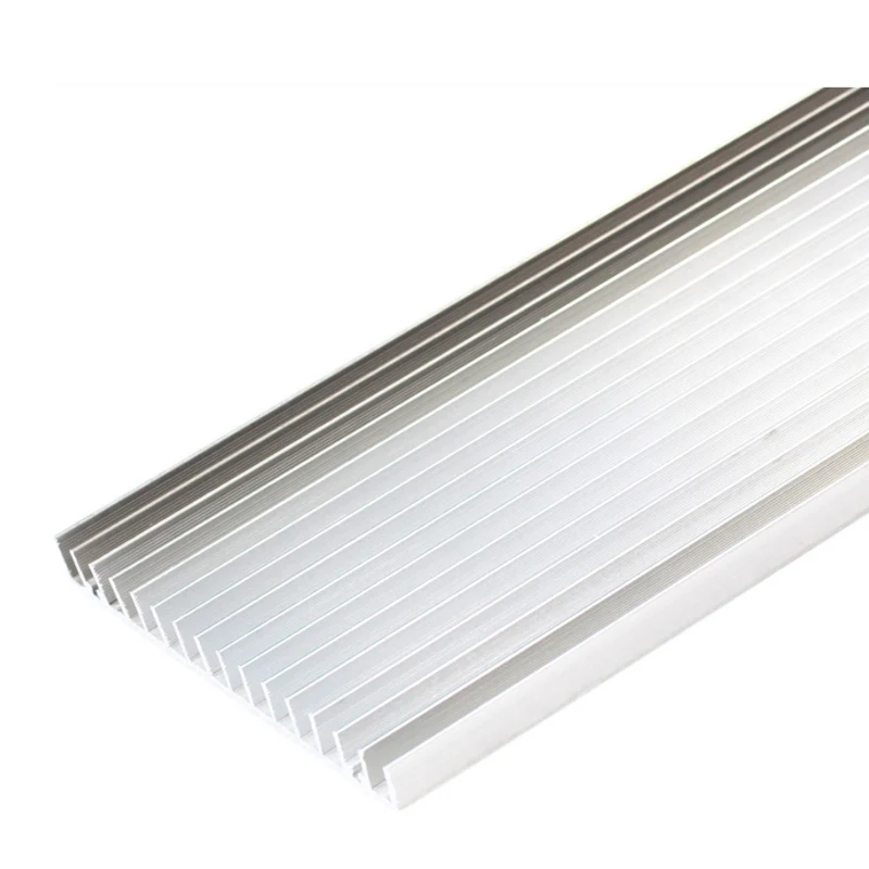 Мощный светодиодный алюминиевый профиль длинный плотно зубчатый радиатор лист