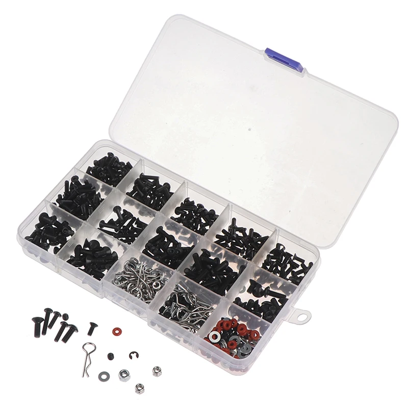 

500PCs Repair Tool and Screws Box Set for 1/10 HSP RC Car