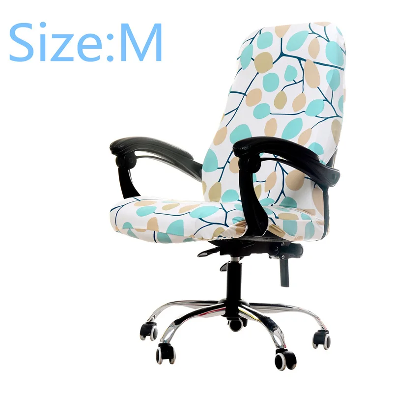 yeye size M 3 размера, офисный эластичный чехол для стула, анти-грязные съемные чехлы для стула для компьютерного стула, 4 однотонных цвета, чехол для сиденья для конференц-зала - Цвет: yeye size M