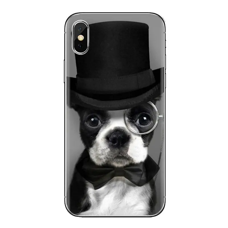 Бостон-терьер собака щенков для Xiaomi Mi3 samsung A10 A30 A40 A50 A60 A70 Galaxy S2 Note 2 большое ядро