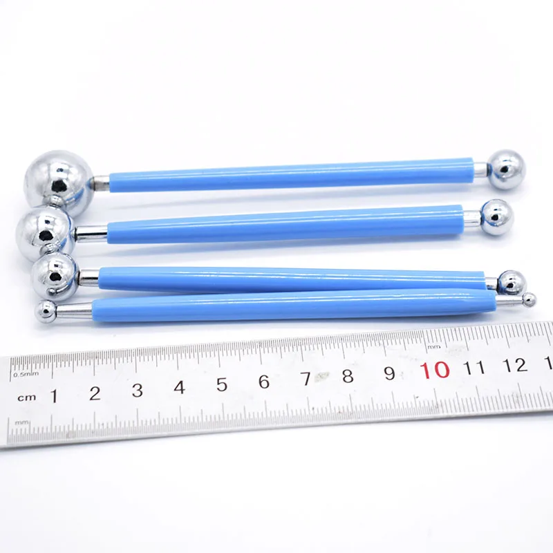 Инструмент для работы с полимерной глиной 4 шт./набор Стилус из нержавеющей стали