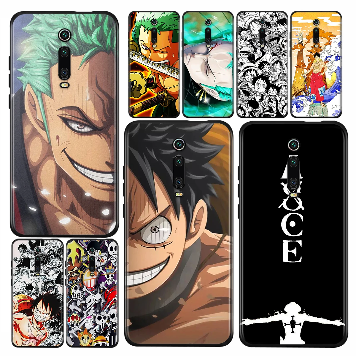 

Soft TPU Cover Anime OnePieces For Redmi 9i 9T 9A 9C 9 8A 8 GO 7 7A S2 Y2 6 6A 5 5A 4X Prime Pro Plus Black Phone Case