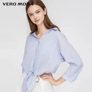 Женская рубашка с v-образным вырезом и карманом Vero Moda  319331549