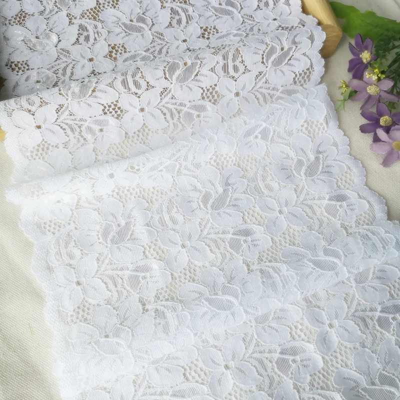 5 ярдов цветная эластичная кружевная ткань аксессуары ручной работы для