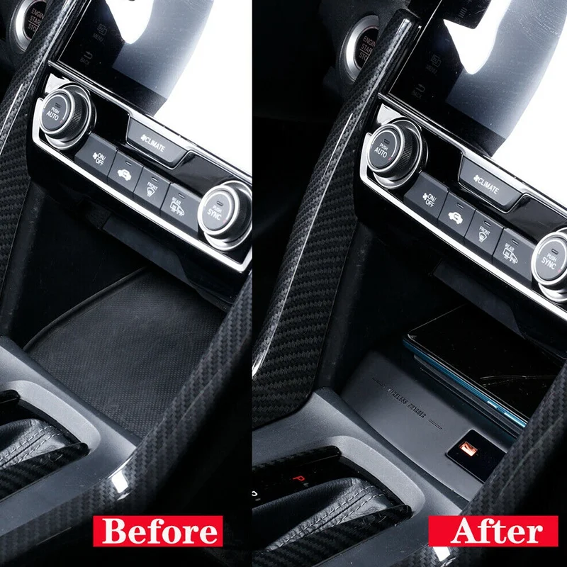

Car Wireless Charger Phone Holder Fast Charging Panel for Honda Civic -2020