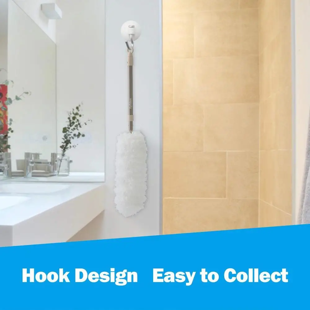 Cleanhome дастер телескопирование микроволокна Duster с гибкой моющейся головкой