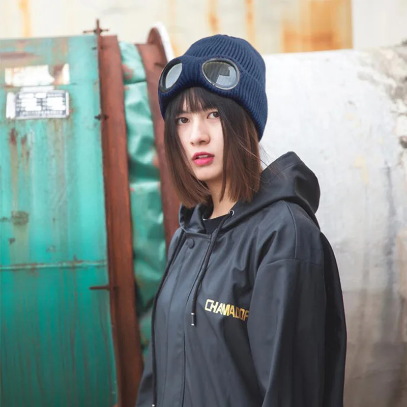 Крутая модная индивидуальная осенне-зимняя вязаная шапка спортивная хип-хоп