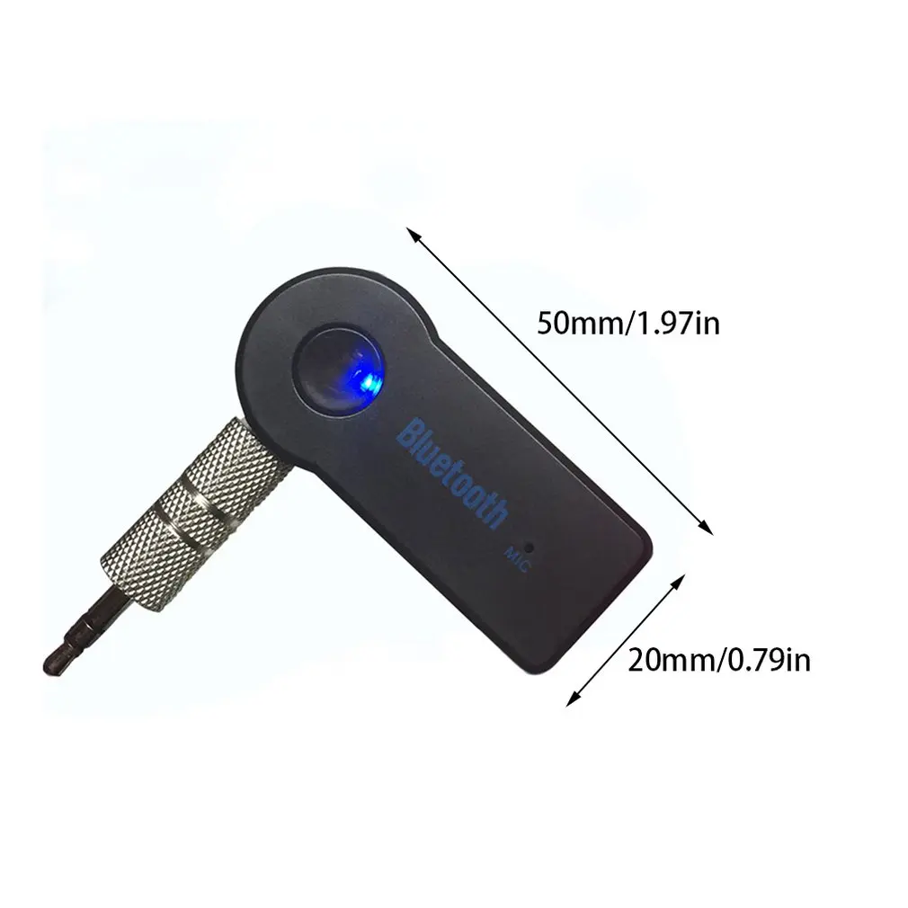 Портативный мини аудиоприемник Bluetooth 5 0 3 мм HIFI AUX Стерео для ТВ ПК беспроводной