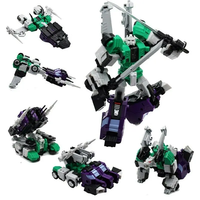 Трансформер MechFansToys MFT 27G зеленый Sixshot в наличии!|Игровые фигурки и трансформеры| |