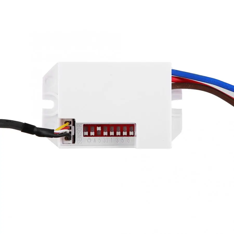110-240V Mini Adjustable High Sensitivity Time Delay PIR Infared Motion Sensor Switch Hot Sale | Безопасность и защита