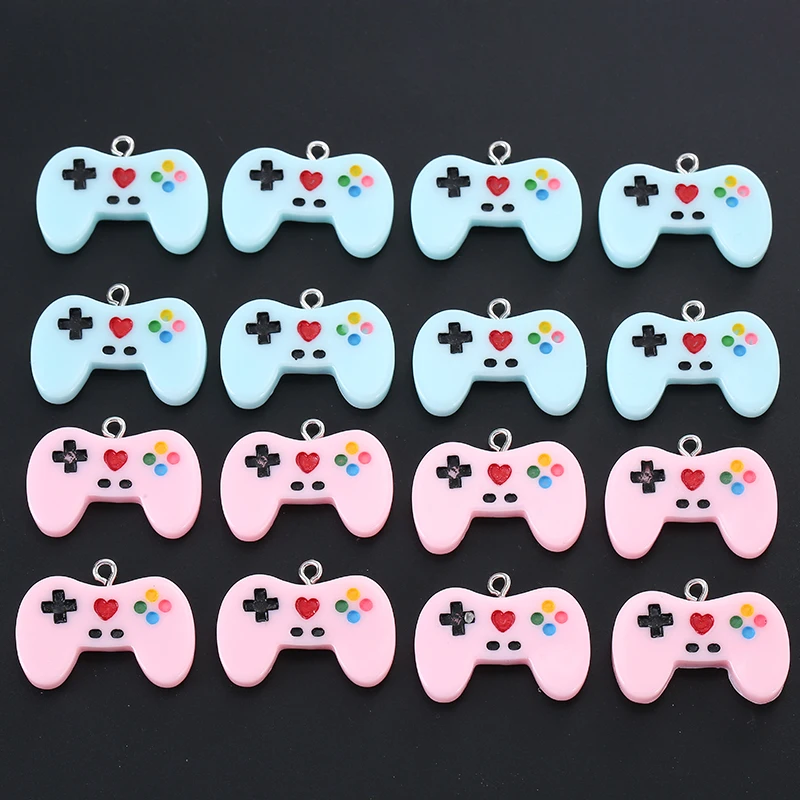 

10pcs/lot Resin Gamepad Charms Pendants For DIY Necklace Bracelet Jewelry Accessories Couple Jewelry Gift