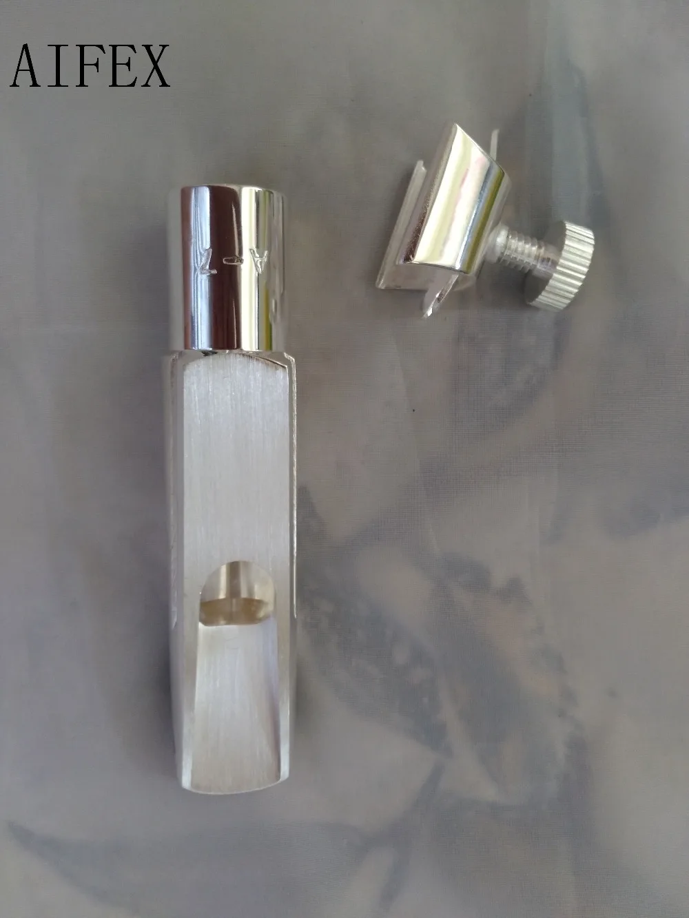 Custom Letter Logo Most Cheap Metal Alto Saxophone Tenor Mouthpiece Silver Plated 7 Model | Спорт и развлечения
