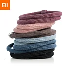 12 шт.компл. Xiaomi Jordan  Judy Girls нейлоновые эластичные резинки для волос карамельных цветов Детская резинка для волос модная резинка для волос Ac