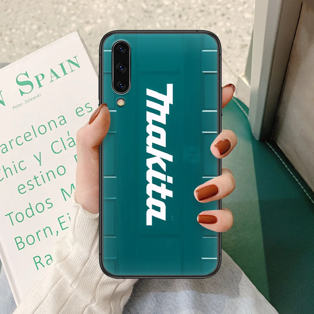 

makita Phone case For Samsung Galaxy A 5 10 20 3 30 40 50 51 7 70 71 E S 4G 16 17 18 black back painting Etui 3D hoesjes soft