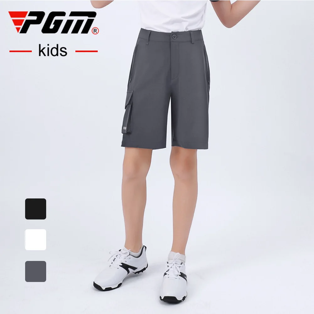

PGM Golf Pants Boys Golf Shorts Summer Children's Elastic Belt Sweatpants