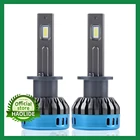 HL H1 H4 H7 Светодиодные Автомобильные фары H8 H11 HB3 9005 HB4 9006, передсветильник фары s Mini 80 Вт 6500K, белые Автомобильные противотуманные фары лм