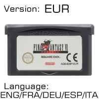 VI Advance EUR 32 бит видеоигры картридж Консоли Карты для nintendo GBA Final Fantas серии ЕС/США издание - Цвет: VI Advance EUR