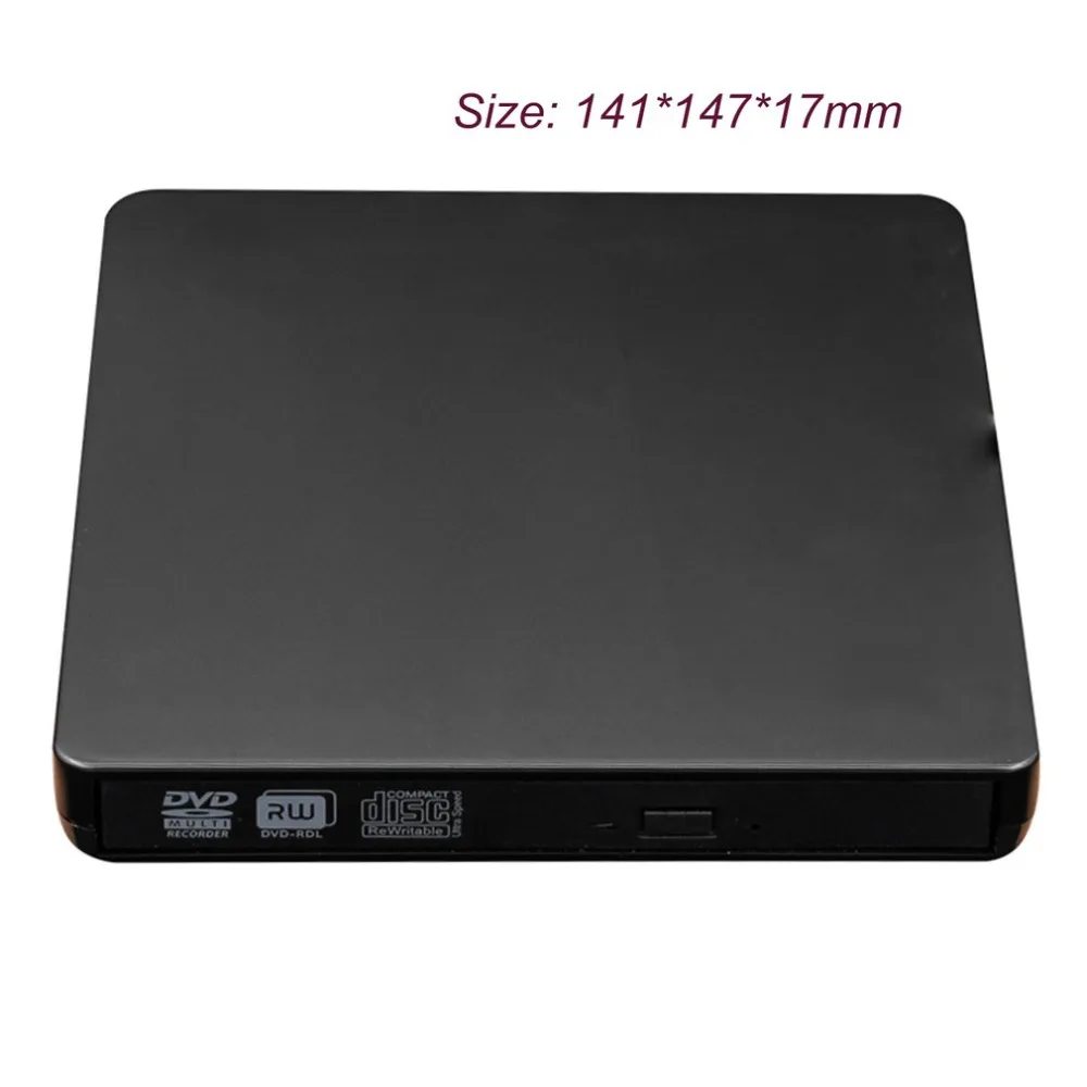Портативный dvd-плеер CD RW привод горелки Писатель слот загрузки USB 2,0 интерфейс для ноутбука Настольный Ноутбук dvd portatil
