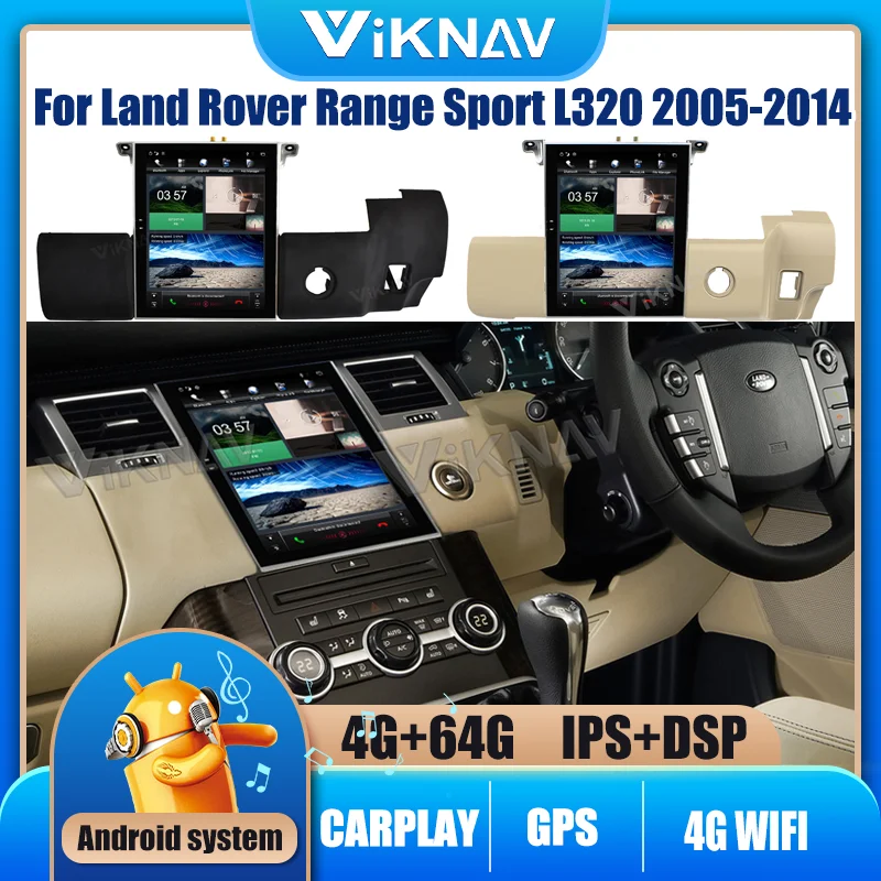 

Автомобильный радиоприемник с правой рукой для Land Rover Range Sport L320 2005-2013 Android автомобильный стерео GPS-навигатор мультимедийный плеер