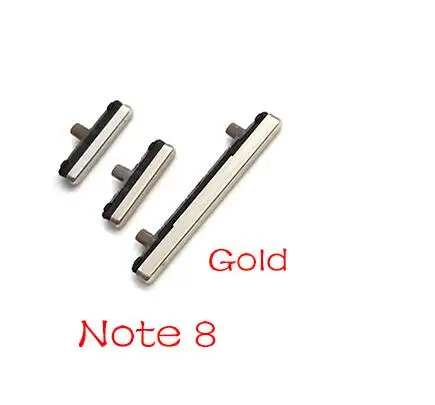 Note 8 Gold Кнопка регулировки громкости питания для samsung Galaxy Note 8 S8 S9 S10 Plus - Цвет: Note 8 Gold